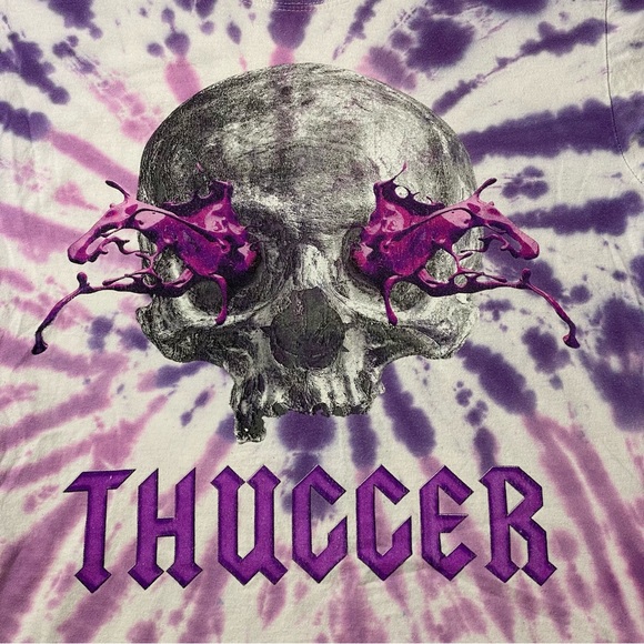 Thugger Young Thug Tie Dye Merch Concert Tshirt Size Medium - Picture 3 of 4